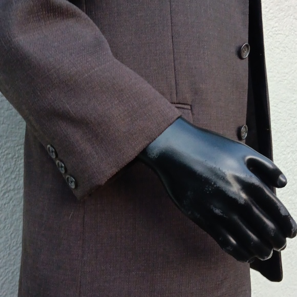 GIANNI VALENTE MEN'S PURE WOOLMARK WOOL (3) BUTTON BLAZER (INDIA) - Picture 8 of 17